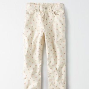 AE Floral Mom Jeans